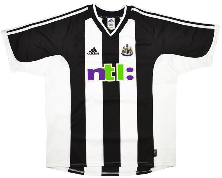 Newcastle United FC thuisshirt seizoen 2001/2002
