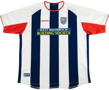 West Bromwich Albion F.C. thuisshirt seizoen 2003/2004