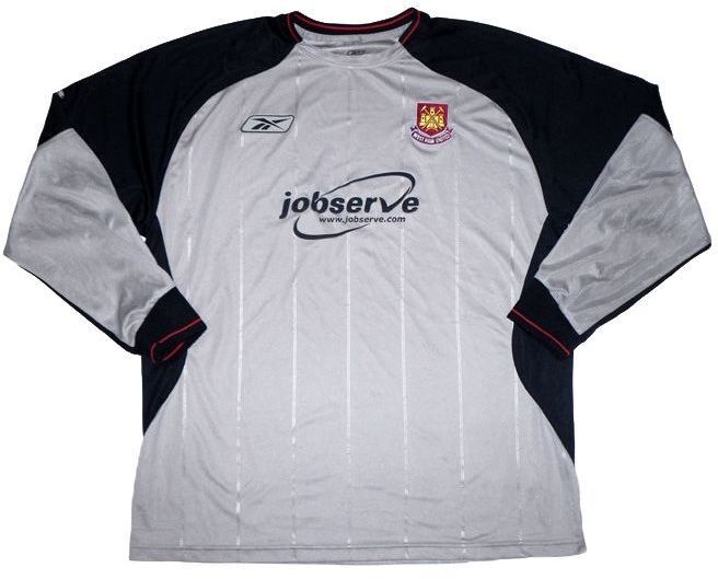West Ham United F.C. keepershirt seizoen 2003/2004