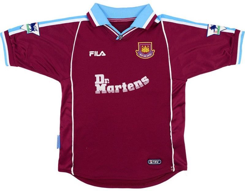 West Ham United F.C. thuisshirt seizoen 2000/2001