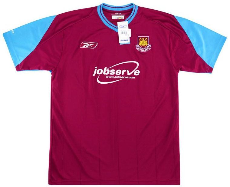 West Ham United F.C. thuisshirt seizoen 2003/2004