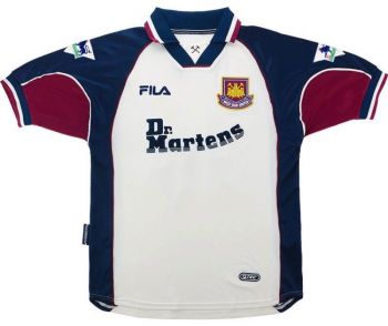 West Ham United F.C. uitshirt seizoen 2000/2001
