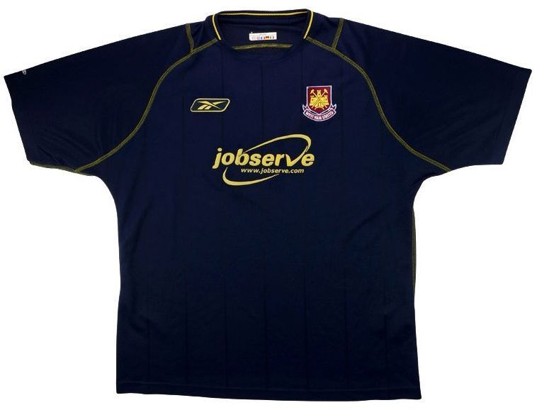 West Ham United F.C. uitshirt seizoen 2003/2004