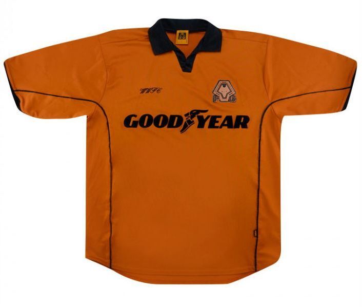 Wolverhampton thuisshirt seizoen 2000/2001